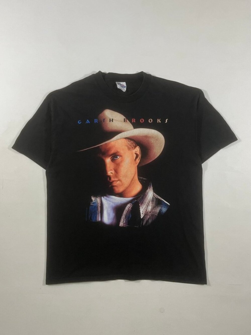 Vintage 90s Garth Brooks World Tour Cowboy Country Music Tee XL